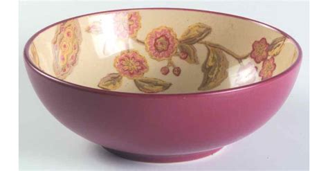 Jacobean Red Soup Cereal Bowl By Fifth Pts Replacements Ltd