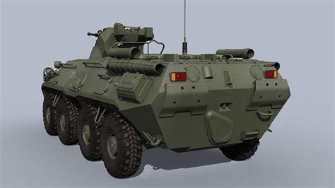 BTR 82A 3D模型 150 3ds dxf fbx flt lwo max obj xsi Free3D