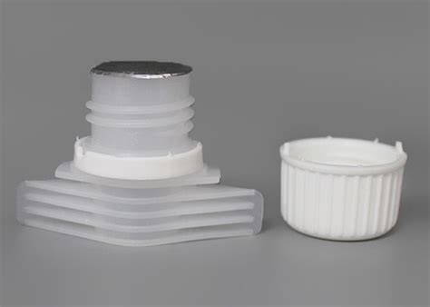 Leak Proof Pe Food Grade Plastic Pour Spout Caps With Seal Liner For