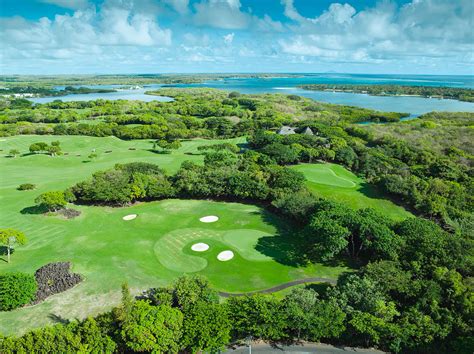 Constance Belle Mare Plage Resort Mauritius Golf Course Aerial View