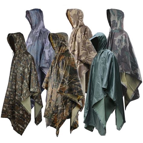 Military Rain Poncho