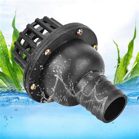 Amazon Flat Valve Water Pump Foot Valve Multifunction Black Pvc