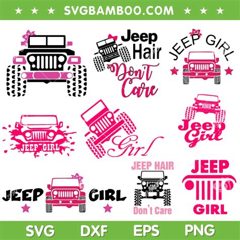 Jeep Girl Svg Bundle