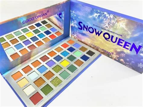 Sombra De Ojos Coco Urban Snow Queen Eyeshadow Palette Tonos Color Nude Mixto Matte Y