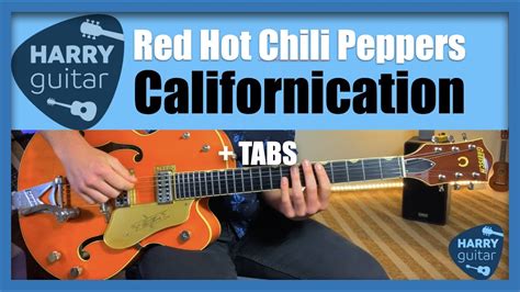 Californication Red Hot Chili Peppers Easy Guitar Lesson Chords TABS YouTube