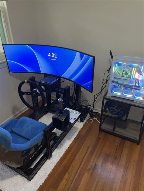 Just Built My First Rig Dd1 Advanced Sim Racing Asr3 Cockpit Samsung Odyssey G9 Custom Pc