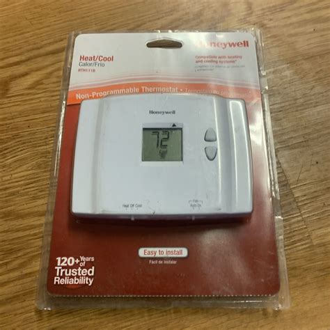 Honeywell Thermostat Rth111b Non Programmable Easy To Read Digital Display New 85267725477 Ebay