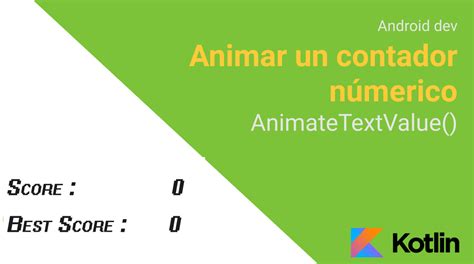 Contador Númerico Animado En Kotlin Android C O D E L A B Y