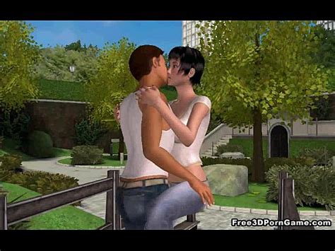 Sexy 3D Brunette Babe Getting Fucked In The Park XVIDEOS