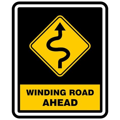 Winding Road Sign