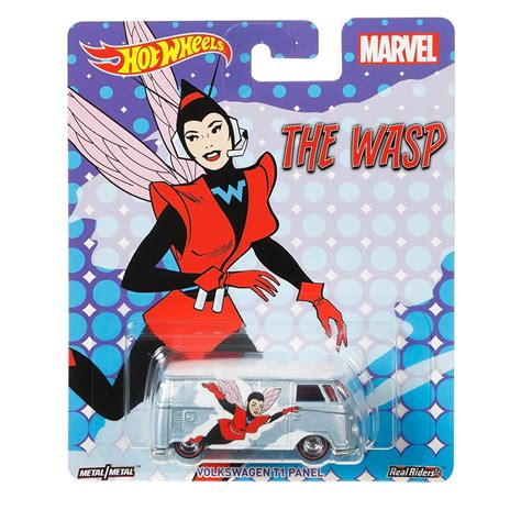 Mattel Hot Wheels Pop Culture Marvel Volkswagen T Panel The Wasp Dlb Dwh Toys Shop Gr