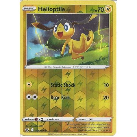 Helioptile Pokemon Trading Card Game