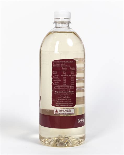 Naked Syrups Hazelnut Flavouring Ltr Grand Central Coffee