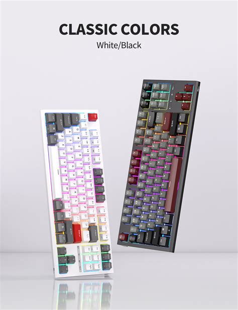 Royal Kludge Rk R87 Tkl Mechanical Keyboard 87 Keys Hot Selling Rgb