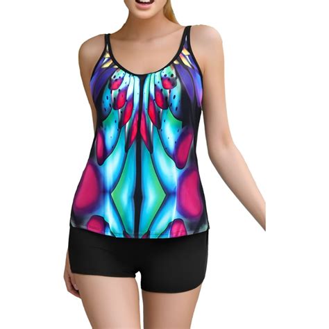 Beai Sexy Swimsuit For Women Tummy Control Strapless Bikini Sets For Women Tie Back Womens