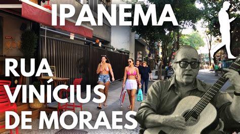 Rua Vin Cius De Moraes Rua Mais Charmosa De Ipanema Andando Na Zona