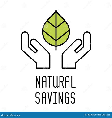 Hand Carefully Holding Green Leaf Line Icon Vector Thin Sign Of