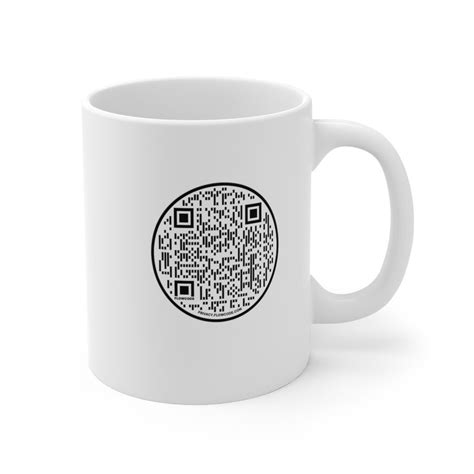 Go Fuck Yourself Qr Code Ceramic Mug Oz Etsy