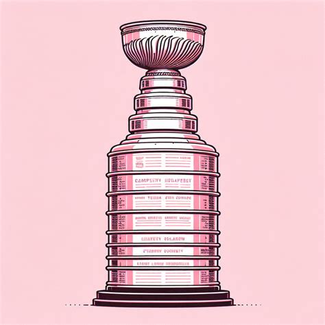 Pink Stanley Cup - Unique Pink Twist on NHL Champions Trophy | AI Art ...