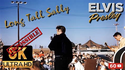 Elvis Presley Ai K Colorized Hard Restore Long Tall Sally