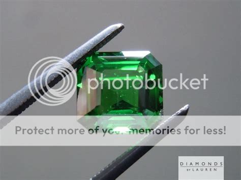 Tsavorite Ring | Green Gemstone | Asscher Cut Tsavorite