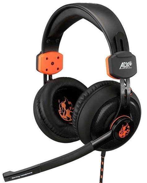 Adx Firestorm A01 Gaming Headset For Xbox Ps4 Nintendo Black And Orange