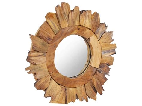 Miroir Mural Cm Teck Rond Pwfn Conforama