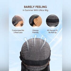 Unice Hair Hair X Glueless Lace Honey Blonde Body Wave Wig With Bleached Clean Knots