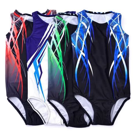 Gymnastics Leotards Boys Sleeveless Leotards Competition Training Suits ...