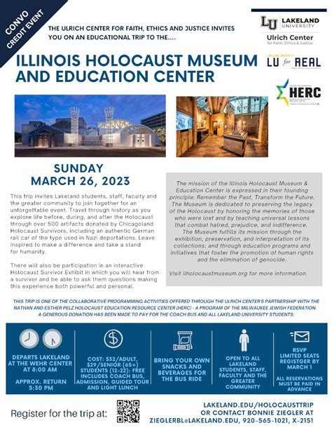 Bus Trip To The Illinois Holocaust Museum And Education Center