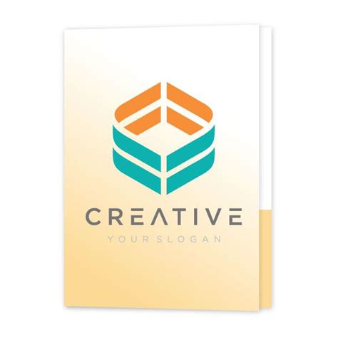 Custom Pocket Folders With Logo Printing Designsnprint