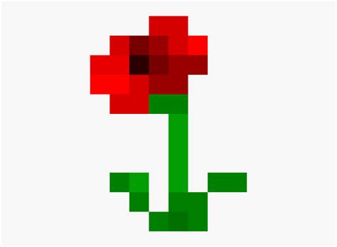 Minecraft Poppy Png Transparent Png Transparent Png Image Pngitem