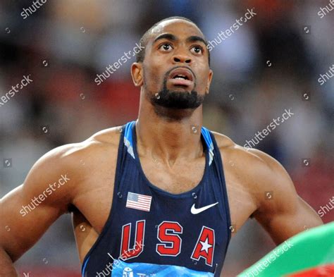 Usas Tyson Gay Looks Scoreboard Disbelief Editorial Stock Photo Stock Image Shutterstock