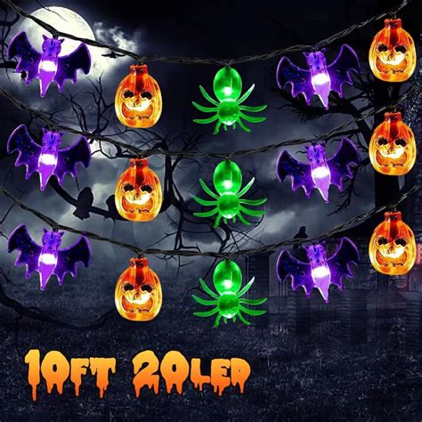 Amazon HiPiiy Halloween String Lights Battery Operated Halloween