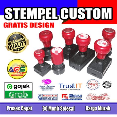 Jual Stempel Otomatis Flash I Warna Design Custom Murah Berkualitas