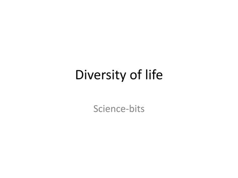 Diversity Of Life Ppt