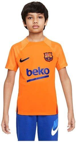 Nike Maillot Dentraînement Fc Barcelona Enfant Dri Fit K Orangerouge