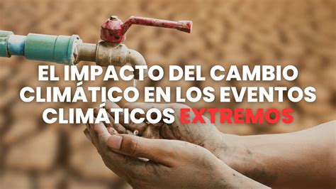 El impacto del cambio climático en los eventos climáticos extremos