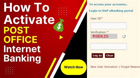 How To Activate Internet Banking In Post Office L Post Office Net Banking Postoffice