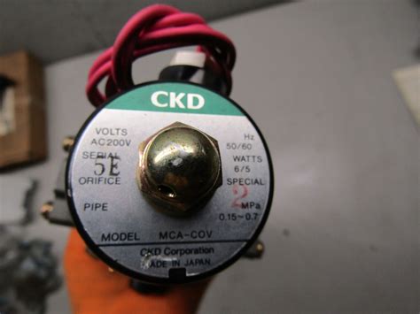 CKD COVP2-N-FA-50B Cylinder With MCA-COV Solenoid Valve | eBay