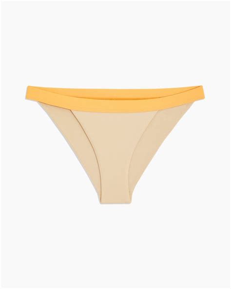 Onia Leila Tricot Bikini Bottom Brown Editorialist