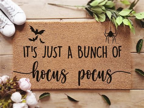 It S Just A Bunch Of Hocus Pocus Doormat Disney Doormats POPSUGAR