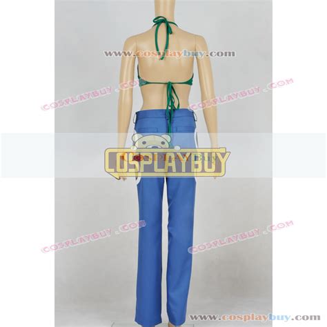 One Piece Cosplay Costume Nami Green Bikini Suit
