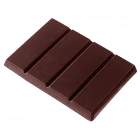 Moule Chocolat Tablette 4 Barres X3 Chocolate World Cuisineaddict