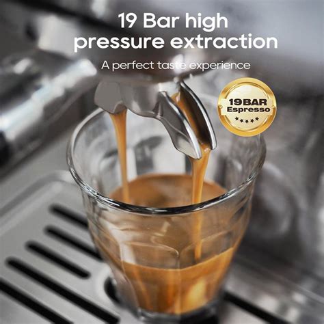 HiBREW H10A Semi Automatic Espresso Coffee Machine ,19Bar | Europe