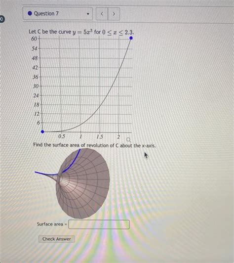 Solved Let C Be The Curve Y 5x3 For 0x2 3 Find The Chegg