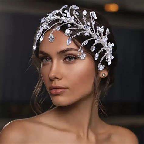 Wedding Bridal Forehead Crystal Rhinestone Headband Bridal Australia™