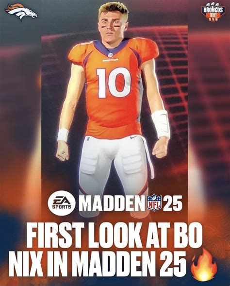 New Broncos Qb Bo Nix In Madden 25🔥 Rdenverbroncos