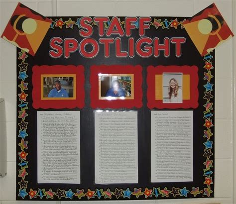 Staff Spotlight Board Things You Need To Know About Me Teacher