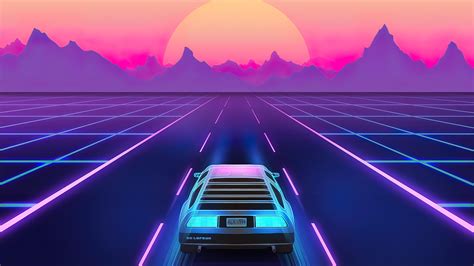 Retrowave 4k Wallpapers Top Free Retrowave 4k Backgrounds Wallpaperaccess